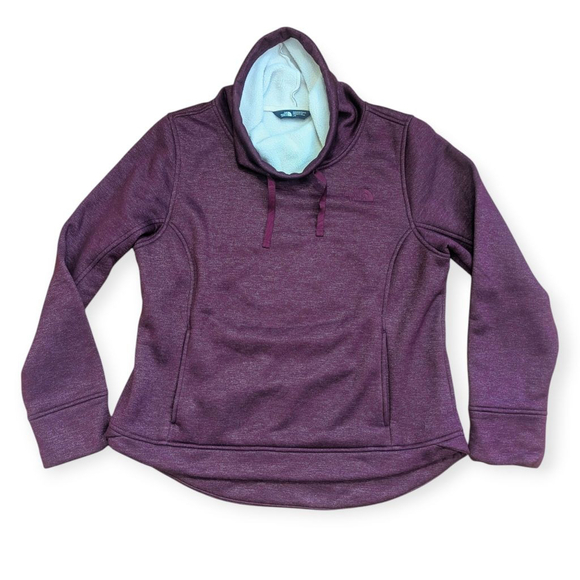 The North Face Tops - The North Face Fleece Lined Mattea Pullover Funnel Cowl Neck Sweatshirt Large